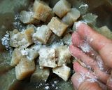 こんにゃくの焦がし醤油ｽﾃｰｷ♪作り方4写真