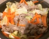 夏の余ったそうめんon野菜炒め!!作り方4写真