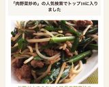 お箸が止まらない！絶品肉野菜炒め作り方1写真