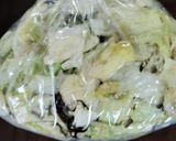 ごまたっぷりレタスの塩昆布和え作り方3写真