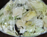 ごまたっぷりレタスの塩昆布和え作り方3写真
