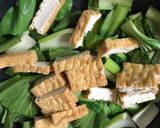 簡単 放置！チンゲン菜と厚揚げの炒め物作り方5写真