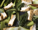 簡単 放置！チンゲン菜と厚揚げの炒め物作り方7写真