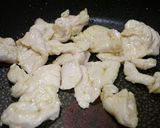 簡単！空芯菜とチキンの檸檬バター炒め作り方2写真