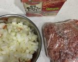 簡単ミートソースパスタ作り方1写真