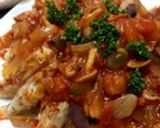 鶏胸肉の塩麹ソテー、トマトソース添え作り方5写真