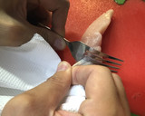 ささみを生地にみたてたピザ風料理作り方2写真