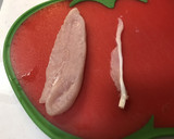 ささみを生地にみたてたピザ風料理作り方3写真