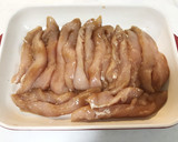 ささみを生地にみたてたピザ風料理作り方5写真