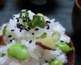 ほっこり美味*さつま芋×枝豆ごはん。作り方9写真