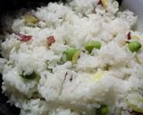 ほっこり美味*さつま芋×枝豆ごはん。作り方8写真