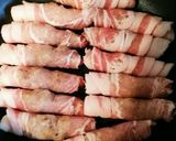 豚ロースの薄切りでクルミの甘辛肉巻き作り方6写真