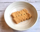 厚揚げの 豆苗＊しめじ＊メープルあんかけ作り方2写真