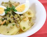 青えんどう豆スプラウトとポテトの煮込み作り方3写真