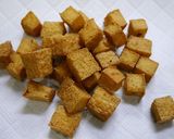 ヘルシー！厚揚げ揚げサラダ☆檸檬ドレ作り方1写真