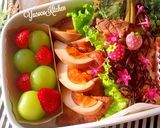 味噌豚ロースと味玉★玄米★秋弁当作り方5写真