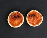 簡単ミイラのピザトーストを４つの材料で作り方3写真