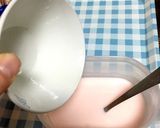 ひな祭りに！簡単イチゴヨーグルトプリン作り方5写真