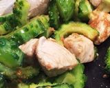 お肉ごろごろ♡ゴーヤチャンプルー❁*+作り方4写真