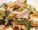 お肉ごろごろ♡ゴーヤチャンプルー❁*+作り方7写真