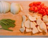 基本の肉じゃが作り方1写真