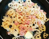 簡単☆れんこんとベーコンのバター醤油炒め作り方4写真