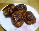 えのきだけ入り鶏つくねの照焼き作り方6写真