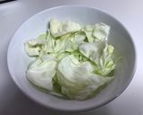 キャベツと卵の温野菜サラダ作り方1写真