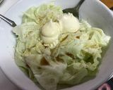 キャベツと卵の温野菜サラダ作り方5写真