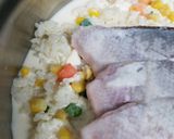 ご飯で簡単♪鮭とシメジの豆乳ドリアもどき作り方5写真