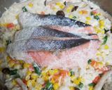 ご飯で簡単♪鮭とシメジの豆乳ドリアもどき作り方6写真