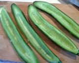 キュウリと魚肉ソーセージの炒め物【消費】作り方2写真