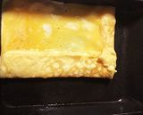 卵１個 畳んでいくふんわり卵焼き作り方3写真