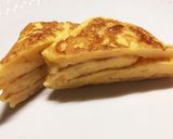 卵１個 畳んでいくふんわり卵焼き作り方6写真