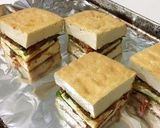 10分で☆厚揚げの肉味噌チーズサンド作り方3写真