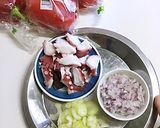【焼パプリカと蛸のマリネ】作り方1写真