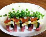 節約☆だけど豪華！ストライプのっけ盛り作り方6写真