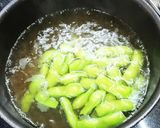 枝豆下処理方法&絶品枝豆だし汁煮作り方4写真