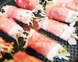 おろしポン酢でさっぱり☆もやしの肉巻き☆作り方4写真