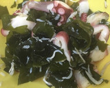 簡単＊たことわかめとしらすの酢の物＊作り方3写真