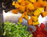 ＊黒オリーブとたっぷり野菜のケークサレ＊作り方4写真