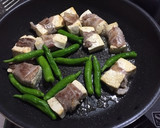 肉巻き豆腐とししとうの味噌炒め作り方5写真