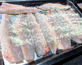 皮カリカリで美味しい！かますのムニエル♡作り方2写真
