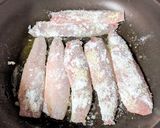 皮カリカリで美味しい！かますのムニエル♡作り方4写真