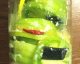 青いトマトの塩麹漬け作り方3写真