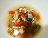 犬ご飯　鰯と夏野菜のスープかけごはん作り方3写真