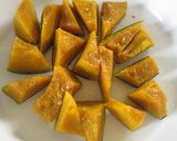 簡単☆レンジ南瓜チーズのメイプル風味作り方1写真