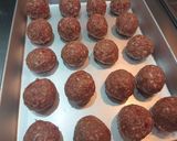 ミートボールのトマトクリーム煮作り方1写真