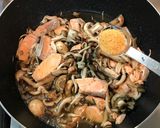鮭と山盛りきのこのブルーチーズカレー作り方7写真