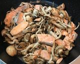 鮭と山盛りきのこのブルーチーズカレー作り方6写真